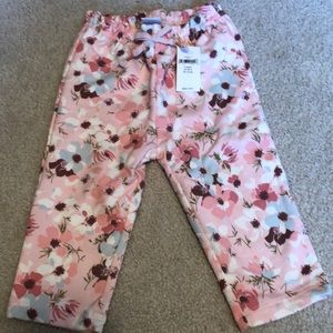 Baby Gap Sz 2 Girls Floral Pants Joggers NWT
